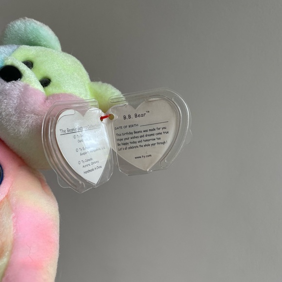 TY Beanie Baby. B. B. Bear - Picture 2 of 3